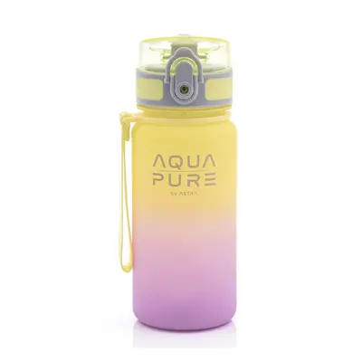 ASTRA - Egészséges palack AQUA PURE 400 ml - yellow/lavender, 511023003