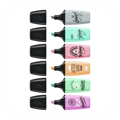 STABILO - Highlighter - BOSS MINI Pastel 2.0 - 6 csomag