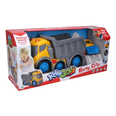 WIKY - Kiddy Auto billenő effektekkel 31 cm buldózer 13,5 cm