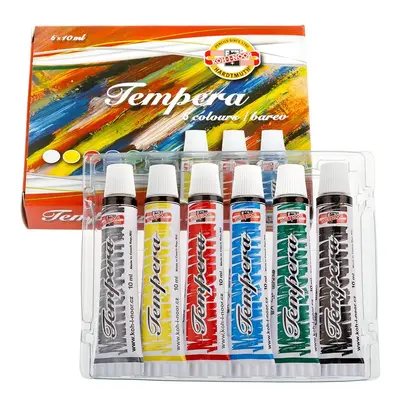 KOH-I-NOOR - Tempera Festékek KOH-I-NOOR 10 ml, készlet 6 db