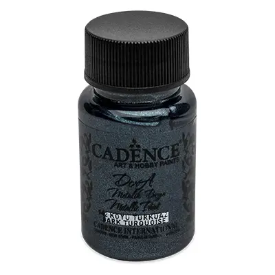 CADENCE - Akrilfesték Cadence D.Metalic, sötét türkiz, 50ml