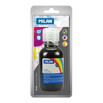 MILAN - Temperafesték 125 ml fekete - buborékfólia