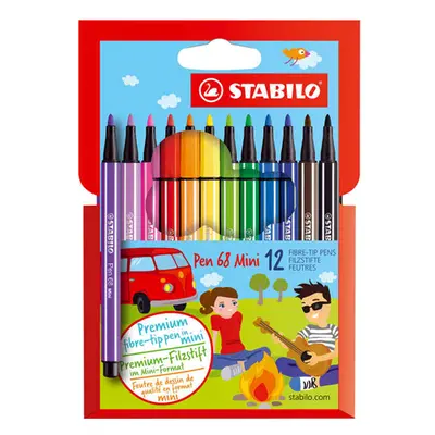 STABILO - PEN 68 Mini filctollak, 12 db