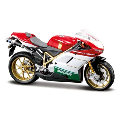 MAISTO – Motorkerékpár, Ducati 1098 S Tricolore, 1:18