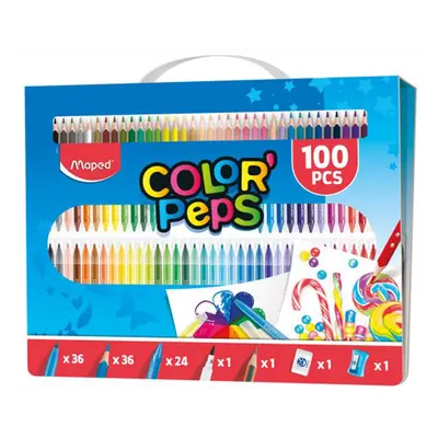 MAPED - "COLOR'PEPS" művészeti kellékkészlet 100 db-os készlet