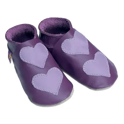 STARCHILD - Bőr csizma - Lovehearts Grape / lila - XL méret (18-24 hónap)