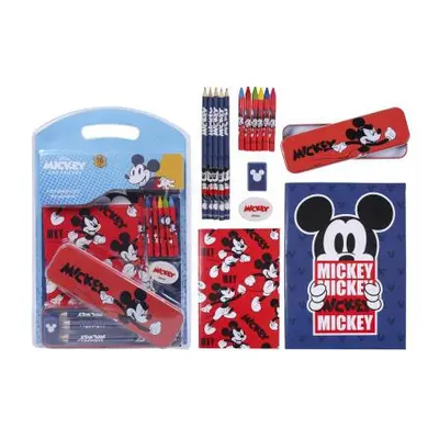 CERDÁ - Stationery set MICKEY MOUSE (füzet, tok, zsírkréták, viaszkréták), 2100003598