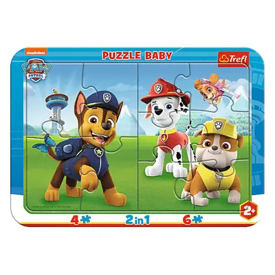 TREFL - Baby puzzle kerettel - Paw Patrol