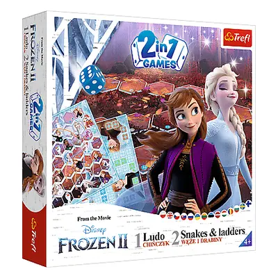 TREFL - játék 2 az 1-ben Ludo / Snakes and Ladders Frozen 2