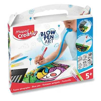 MAPED - CREATIV Blowpen Pop Art, 6 darabos szett