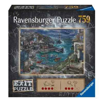 RAVENSBURGER - Exit puzzle: világítótorony a kikötőnél 759 darab