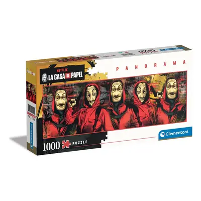 CLEMENTONI - Puzzle 1000 alkatrészek Panorama - La Casa de Papel