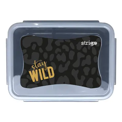 STRIGO - Snack doboz - Stay Wild black