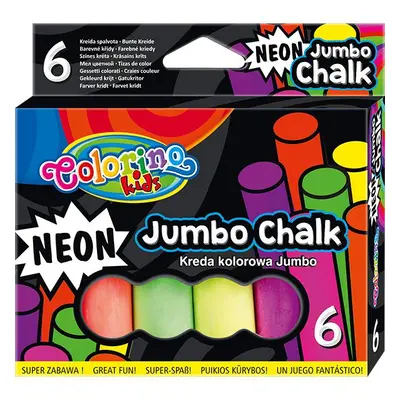 PATIO - Colorino járdaszínű kréta Neon Jumbo 6 színben