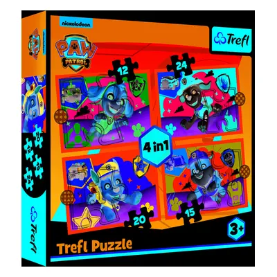 TREFL - Puzzle 4 az 1-ben – Futó kölykök / Viacom PAW Patrol