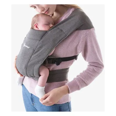 ERGOBABY - Hordozó EMBRACE - SOFT KNIT - HEATHER GREY