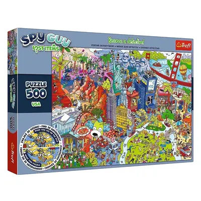 TREFL - Puzzle Gyűjtemény Spy Guy Lost: USA 500 darabos