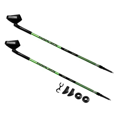 SPOKEY - MEADOW II Nordic Walking botok 2 darab, anti-shock rendszer, fekete-zöld