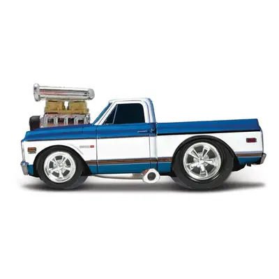 MAISTO - Muscle Machines - 1972 Chevrolet C10 Pickup, kék-fehér, 1:64