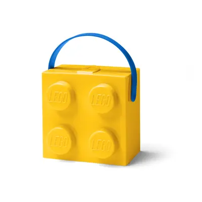 LEGO STORAGE - uzsonnás doboz fogantyúval 165x165x117 mm - Yellow