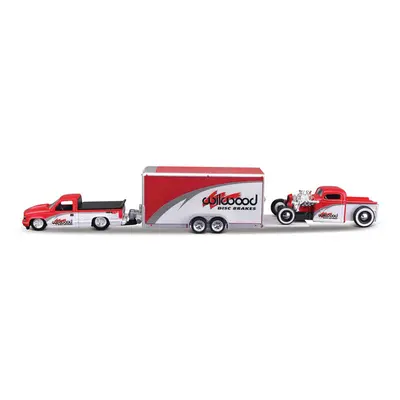 MAISTO - Design Team Haulers, 1993 Chevrolet 454 SS Pick-up, Car Trailer, 1936 Chevy Pickup, 1:6