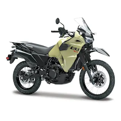 MAISTO - Motorkerékpár, Kawasaki KLR® 650, Khaki fekete, 1:18