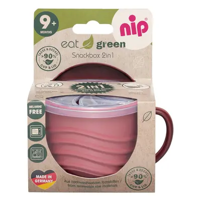 NIP - GREEN line Snackbox 2in1, 1db, red