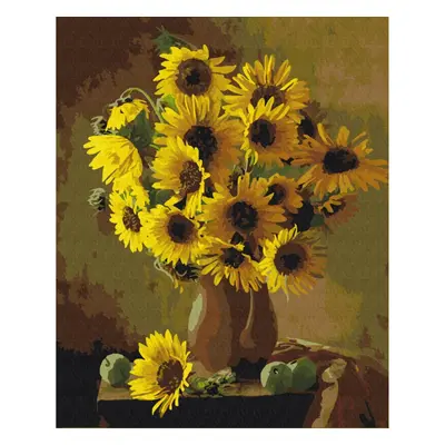 ASTRA – Festmény számok szerint SUNFLOWERS, keretben, 40x50cm, 801022901