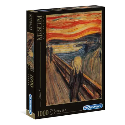 CLEMENTONI - Puzzle 1000 alkatrészek Museum – Munch