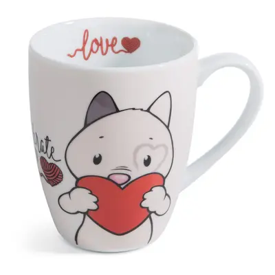 NICI - Bögre Macska Celebrate Love 310 ml, porcelán, díszdobozban