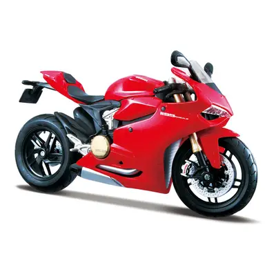 MAISTO - Motorkerékpár állvánnyal, Ducati 1199 Panigale, 1:12