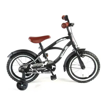 VOLARE - Volare Black Cruiser Kids Bike - Fiúk - 14 hüvelykes - Fekete - 95%-ban összeszerelve