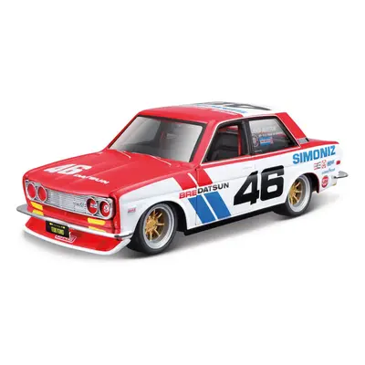 MAISTO - BRE Datsun 510, piros, Tokyo Mods, 1:24