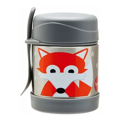 3 SPROUTS - Stainless Steel Food Thermos + Villa Fox Gray