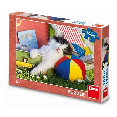 DINO - Pihenő cica 100 Xl puzzle