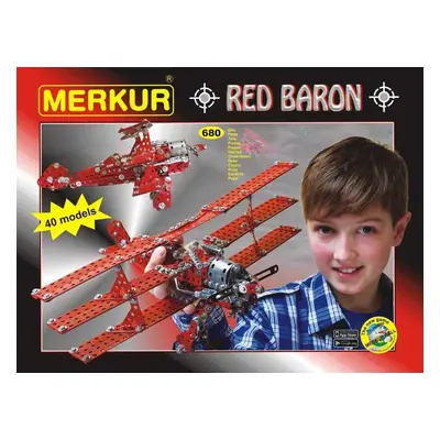 MERKUR - Red Baron, 680 alkatrész, 40 modell