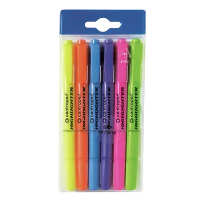 CENTROPEN - Highlighter 8722 FAX - 6 darabos készlet