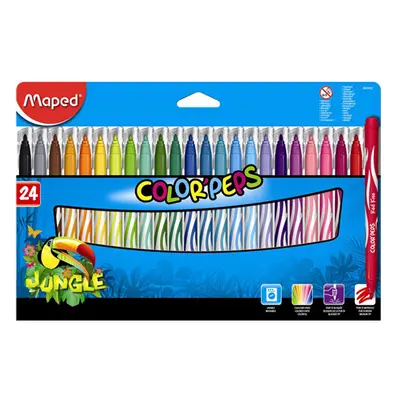 MAPED - Fixek "COLOR`PEPS JUNGLE", 24 db