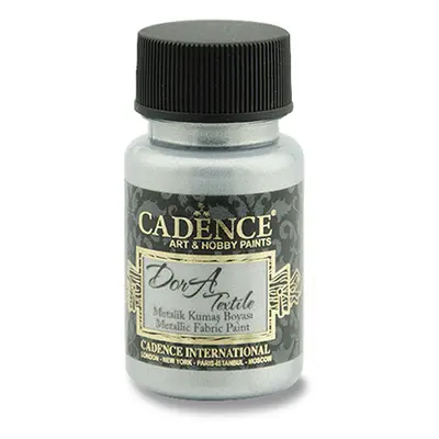 CADENCE - Textilfesték, fémes. Ezüst, 50ml