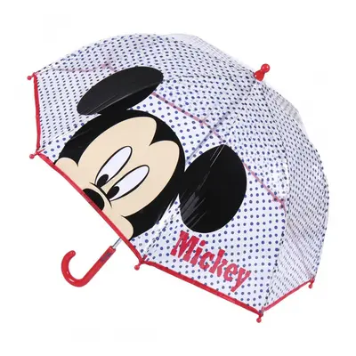 CERDÁ - Gyermek esernyő MICKEY MOUSE Transparent, 2400000617