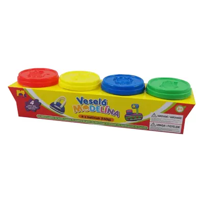 KIDS TOYS - Gyurma 4X 140G Különböző színekben