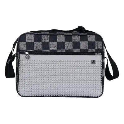 PIXIE CREW - Messenger táska, printed grey/grey