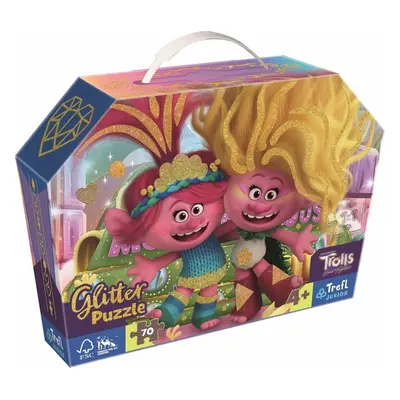 TREFL - Puzzle 70 Glitter tokban – Sparkling Trolls / Universal Trolls 3 (2023) FSC M