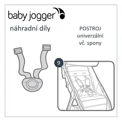 BABY JOGGER - UNIVERSAL hám + csat