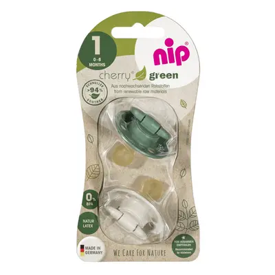 NIP - GREEN line cumi K, 0-6m, 2db, zöld/bézs, zöld/bézs