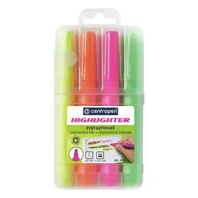 CENTROPEN - Highlighter 8552 - 4 darabos készlet