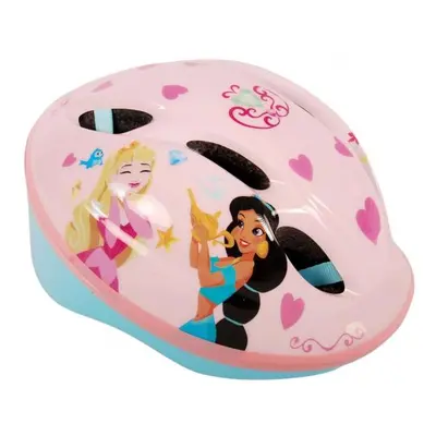 VOLARE - Disney Princess kerékpáros sisak - fehér rózsaszín - 52-56 cm