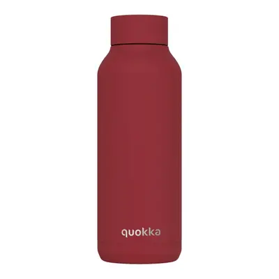 QUOKKA - Rozsdamentes acél palack / termosz FIREBRICK RED, 510ml, 11996