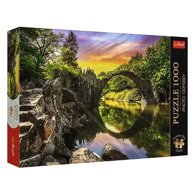 TREFL - Puzzle 1000 Premium Plus – Photo Odyssey: Bridge in Kromlau, Németország