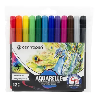 CENTROPEN - 8683 Aquarelle rögzítők - 12 darabos készlet